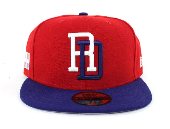 2017 World Baseball Classic Dominican Republic WBC New Era 59Fifty Fitted Hats (TEAM COLORS)
