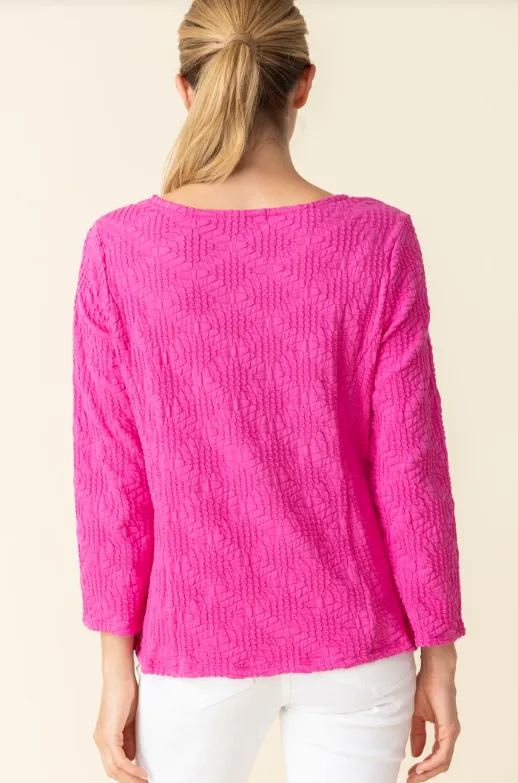 20715 - Sunburst Knit Boatneck Tee