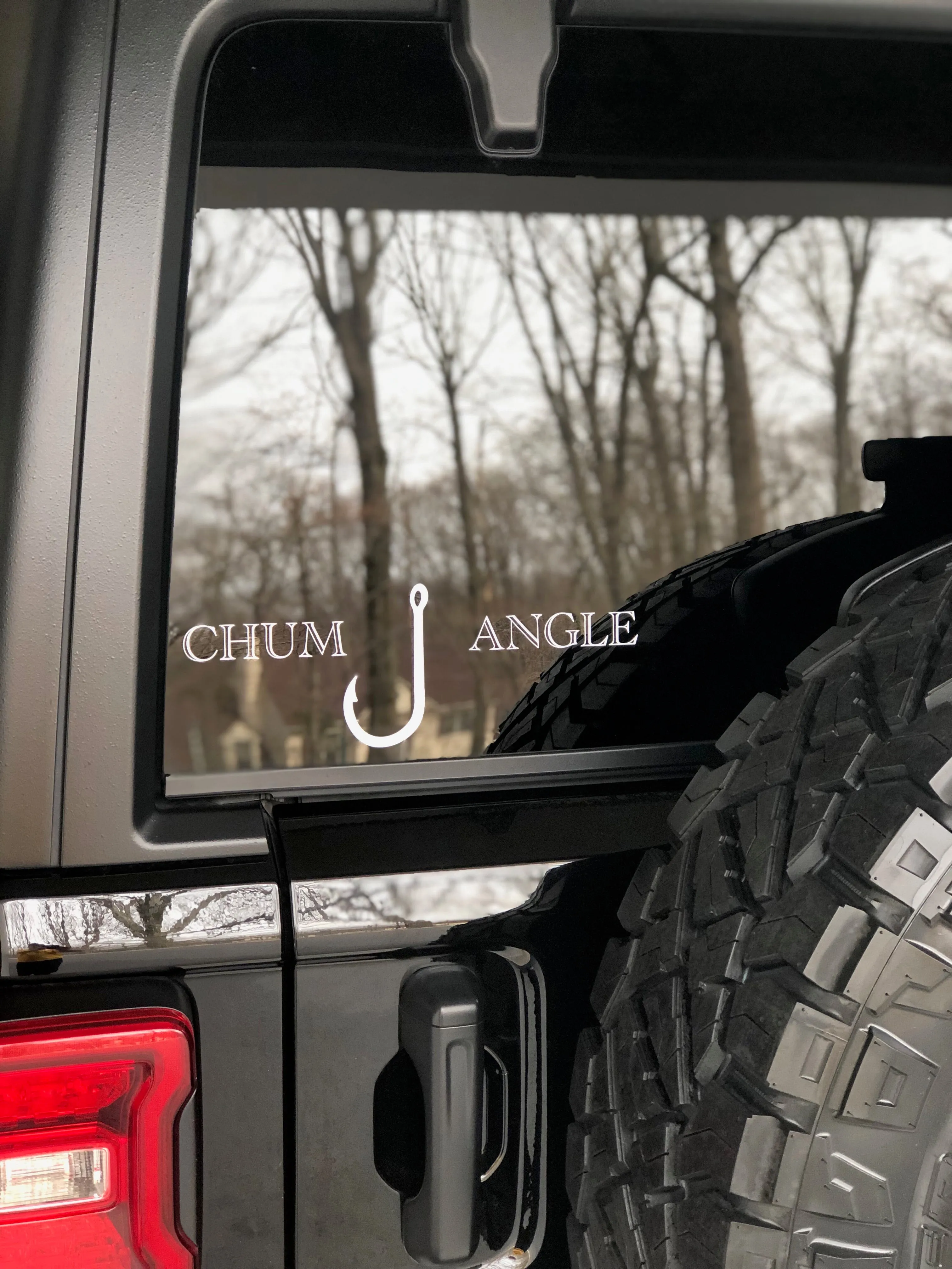 4” x 2” Chum Angle Transfer Sticker