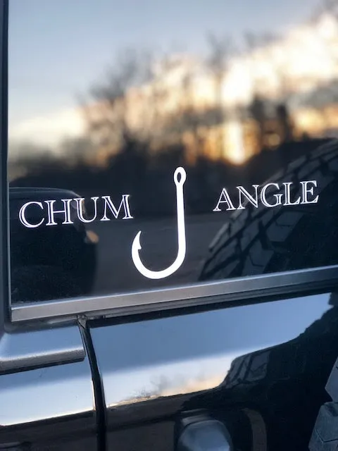 4” x 2” Chum Angle Transfer Sticker