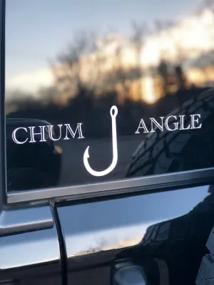 4” x 2” Chum Angle Transfer Sticker