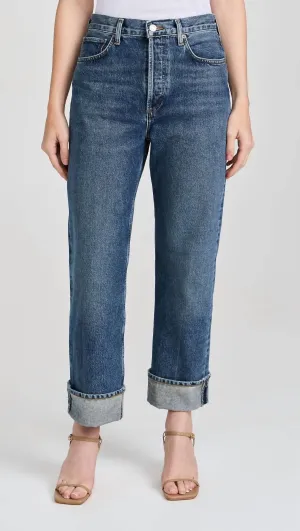 Agolde - Fran Low Slung Straight Jeans