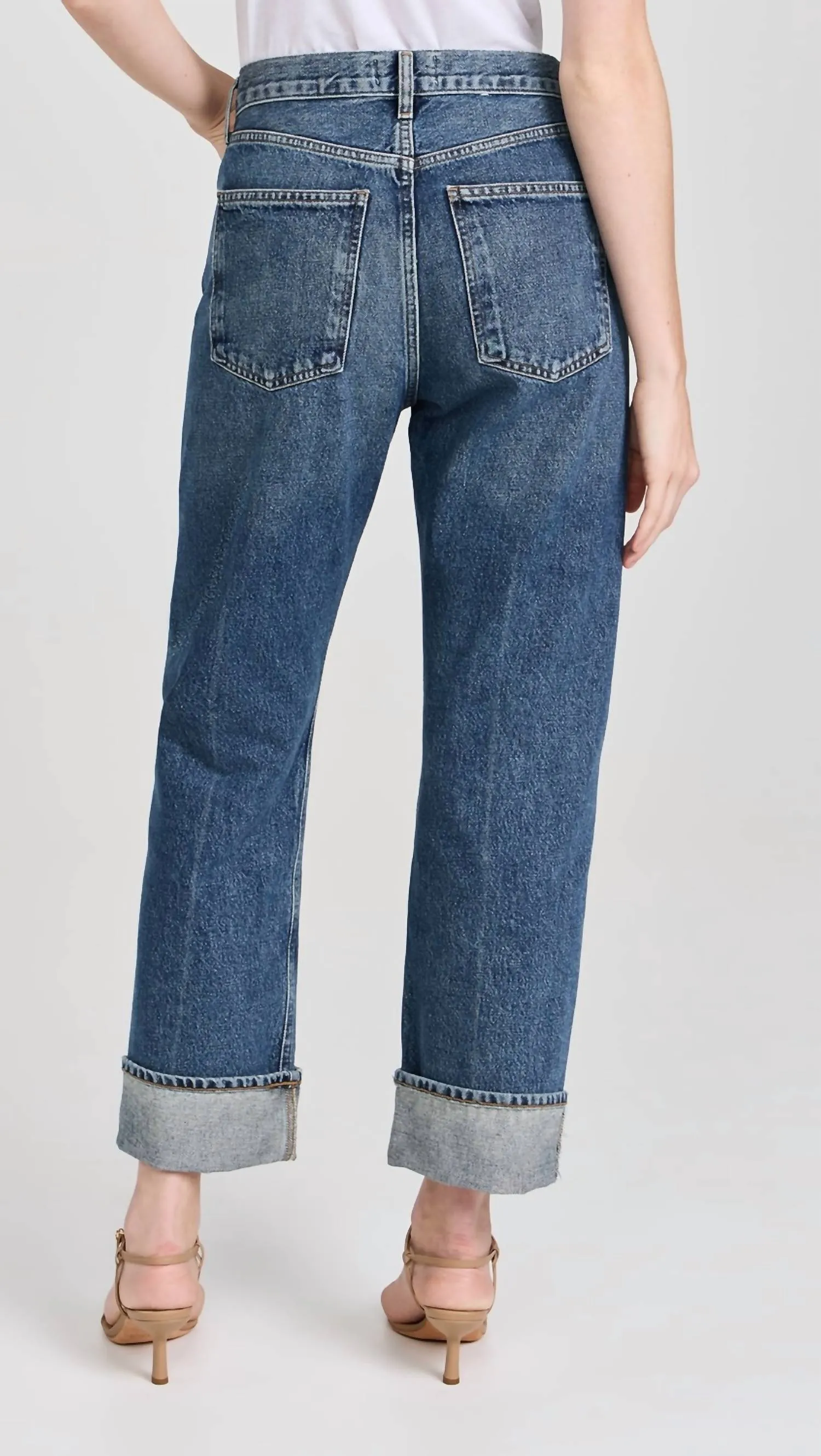Agolde - Fran Low Slung Straight Jeans