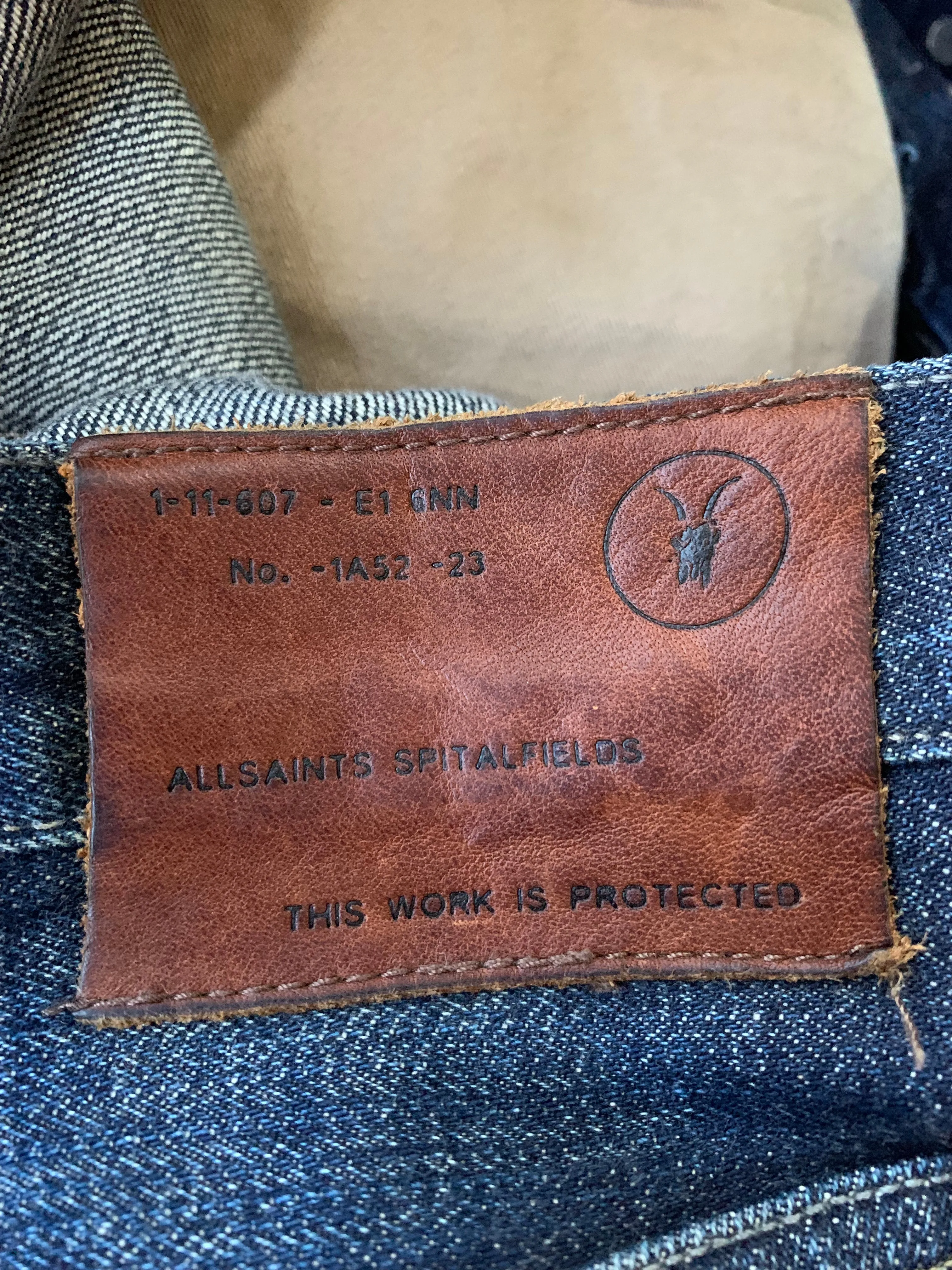 AllSaints Selvedge Denim Jeans (32x31)