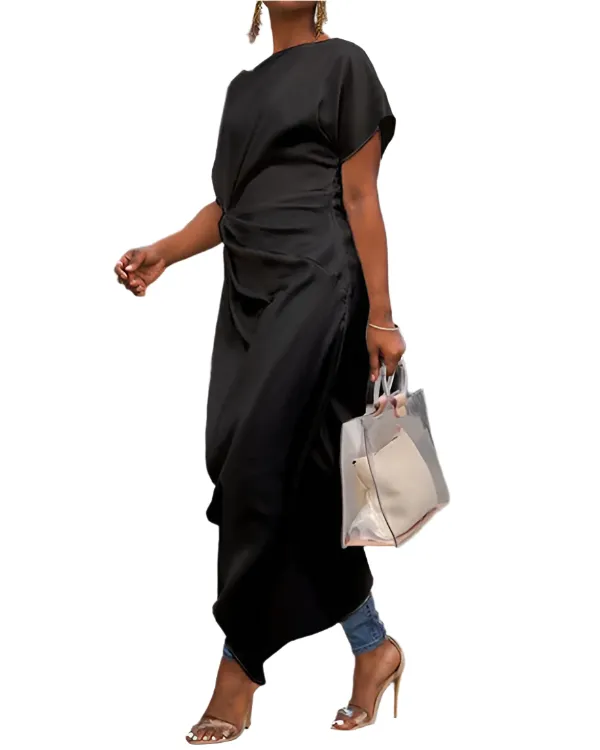 Amarri – Women's Irregular Fork-Design Long T-Shirt