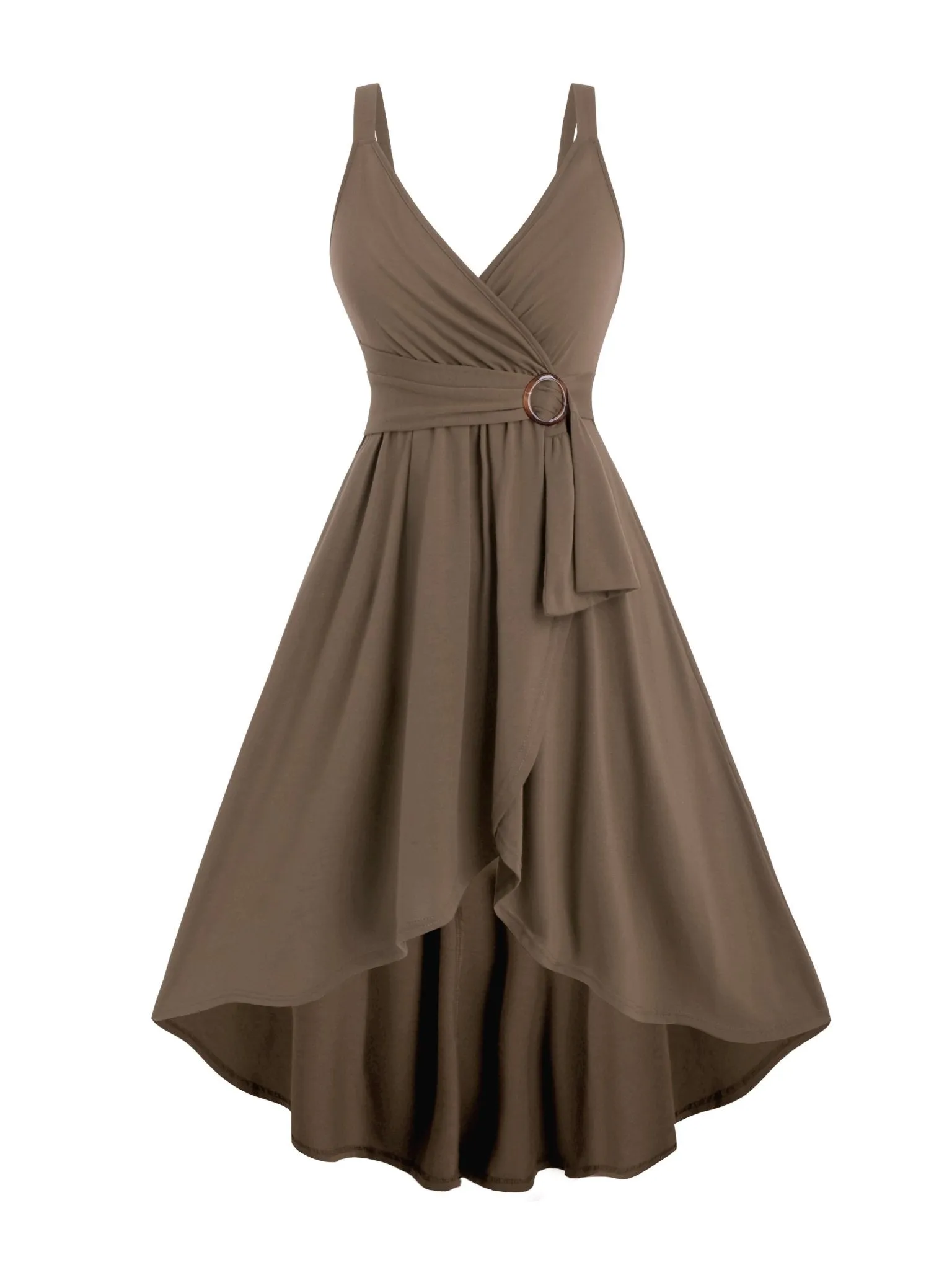 Ambar® | Chic Backless Wrap Dress