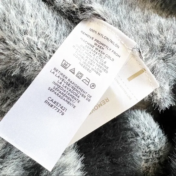 Ann Taylor Snow Leopard Boyfriend Cardigan