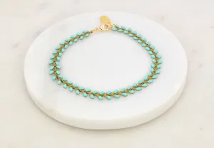 Artemis Turquoise Enamel Arrow Bracelet