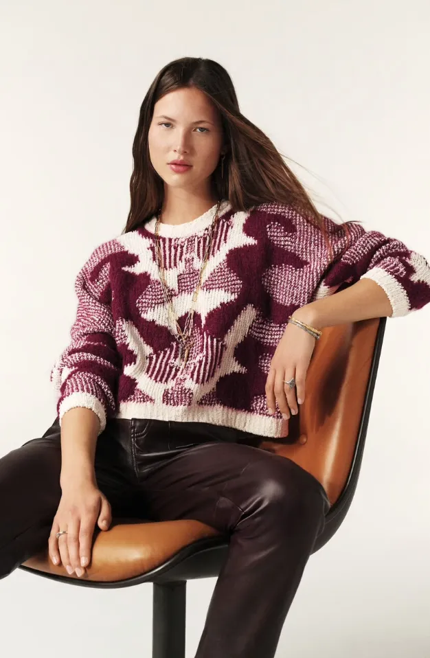 Ba&sh Rora Sweater in Bordeaux