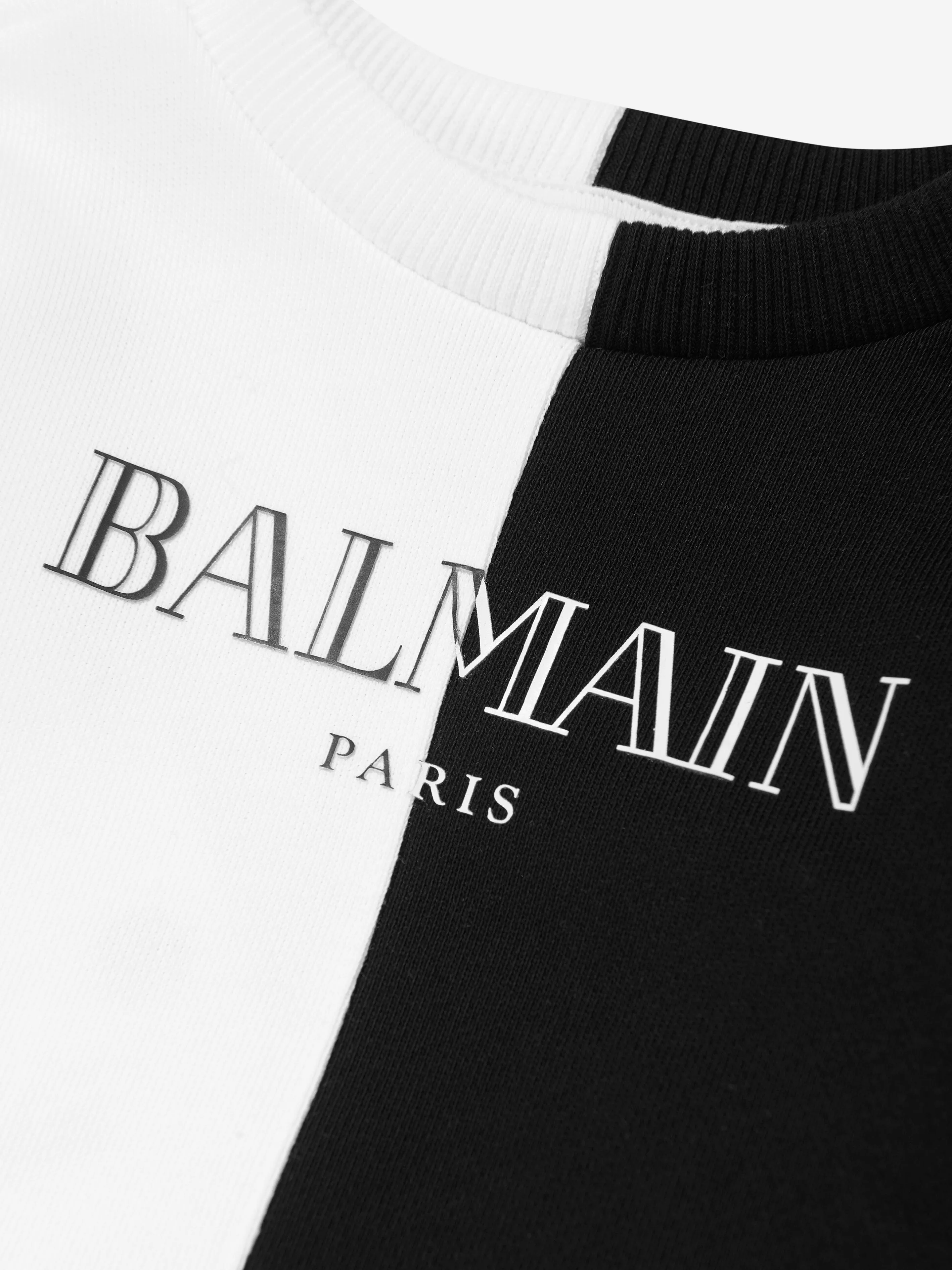 Baby Colourblock Sweatshirt in White