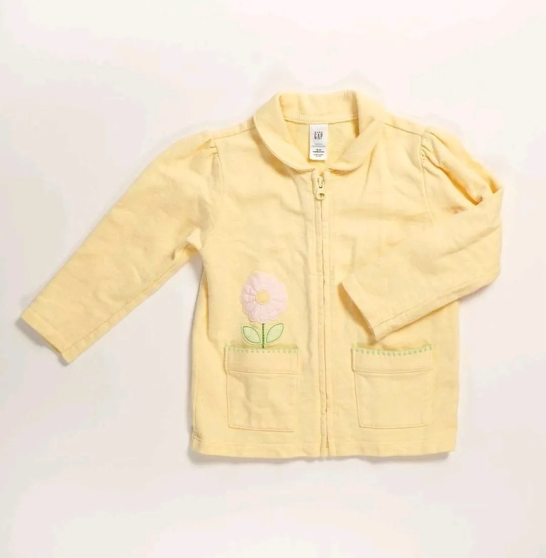 BABY GIRL SIZE 18/24 MONTHS - Baby GAP, 2 Piece Matching Jacket & Pants EUC B25