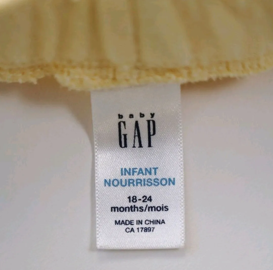 BABY GIRL SIZE 18/24 MONTHS - Baby GAP, 2 Piece Matching Jacket & Pants EUC B25