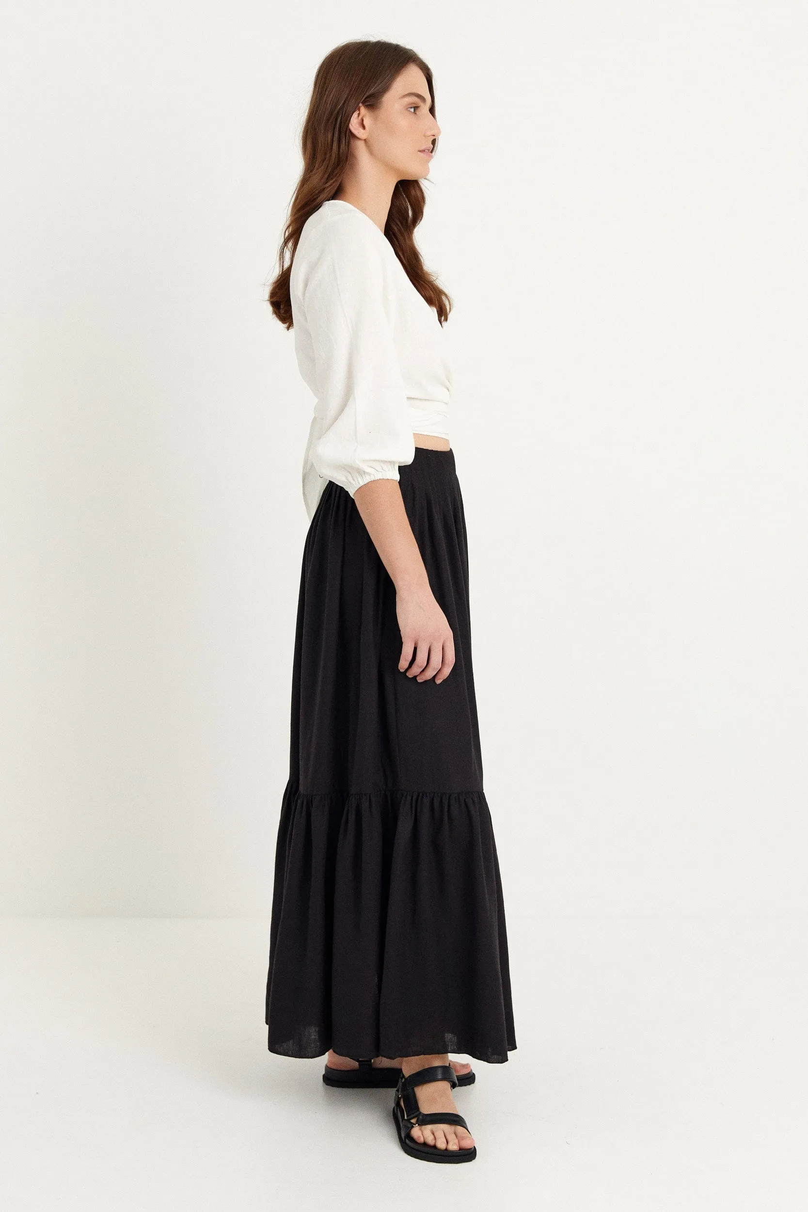 BAE | BOTEH SKIRT - BLACK
