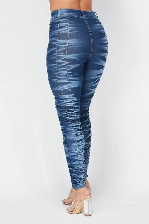Baloa Ruched Jeans BIG ✨ MONTH ✨ SALE ✨