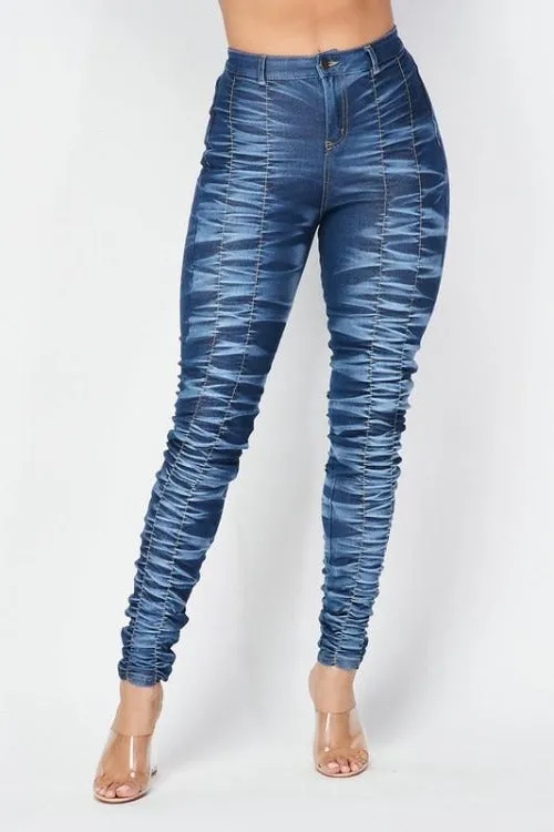 Baloa Ruched Jeans BIG ✨ MONTH ✨ SALE ✨