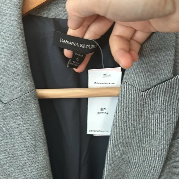 Banana Republic Tailored Long Vest Jacket. 6P