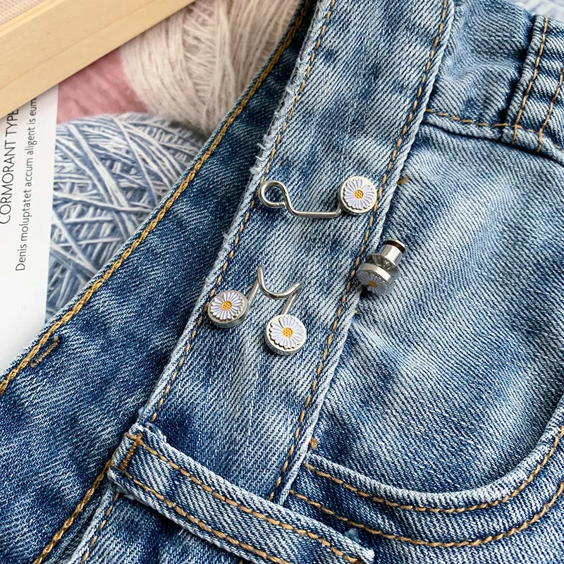 Belt-free Waist Buckle Snap Clips