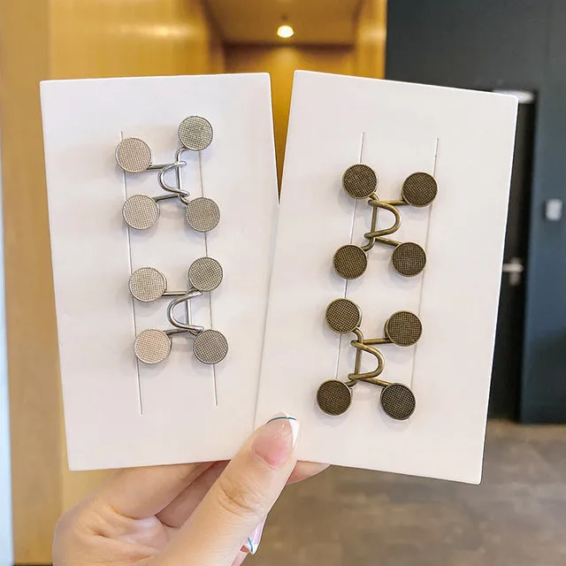 Belt-free Waist Buckle Snap Clips