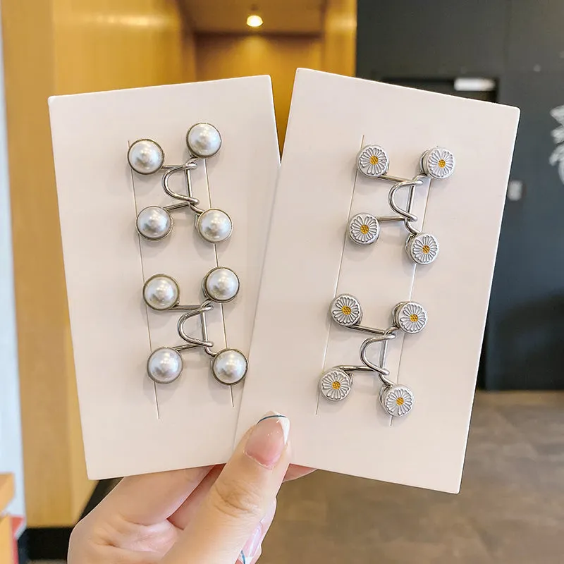 Belt-free Waist Buckle Snap Clips