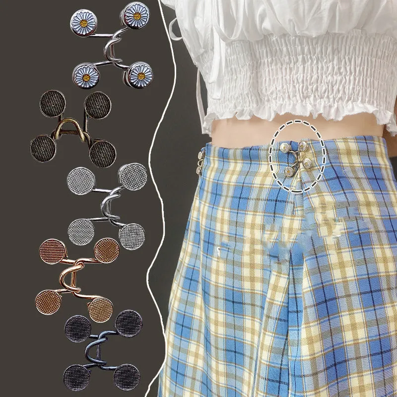 Belt-free Waist Buckle Snap Clips