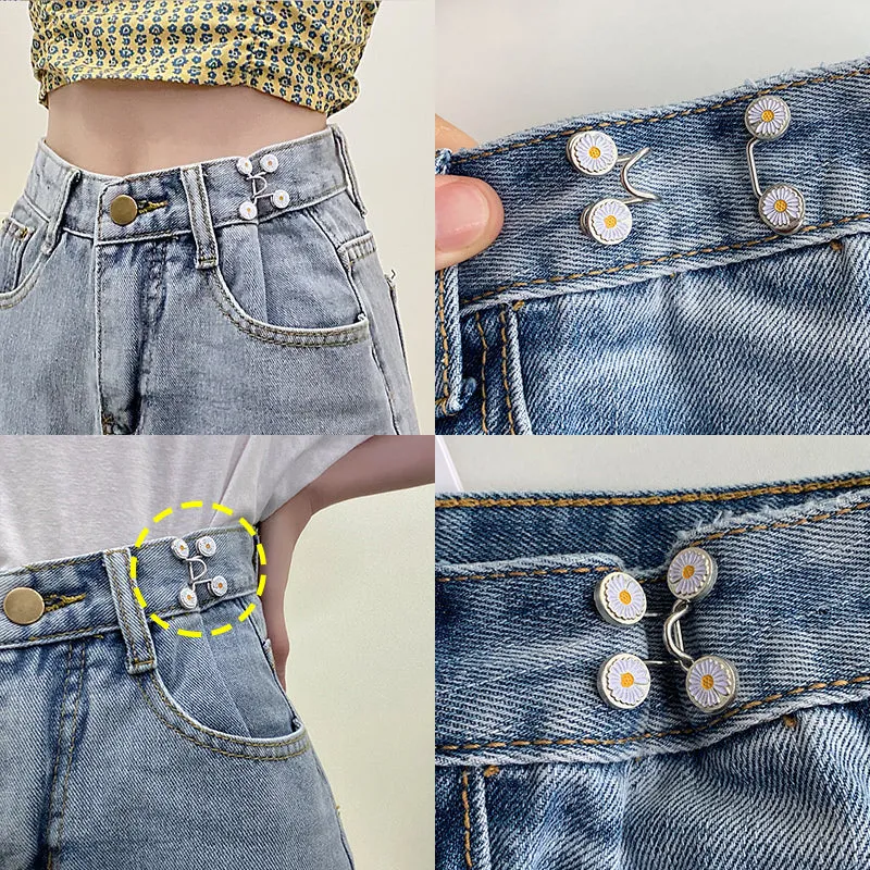 Belt-free Waist Buckle Snap Clips