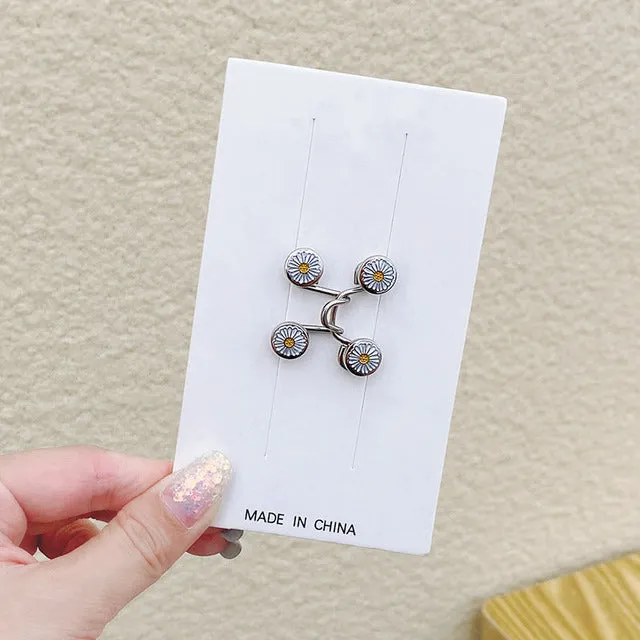 Belt-free Waist Buckle Snap Clips