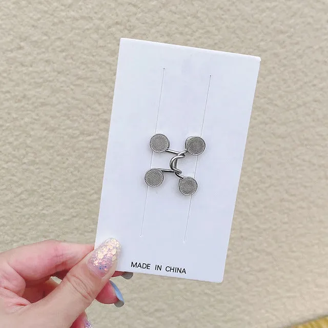 Belt-free Waist Buckle Snap Clips