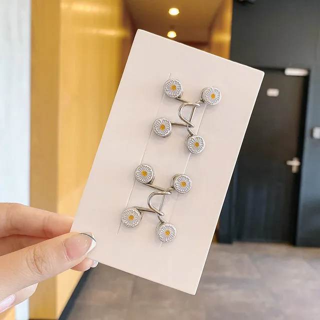 Belt-free Waist Buckle Snap Clips