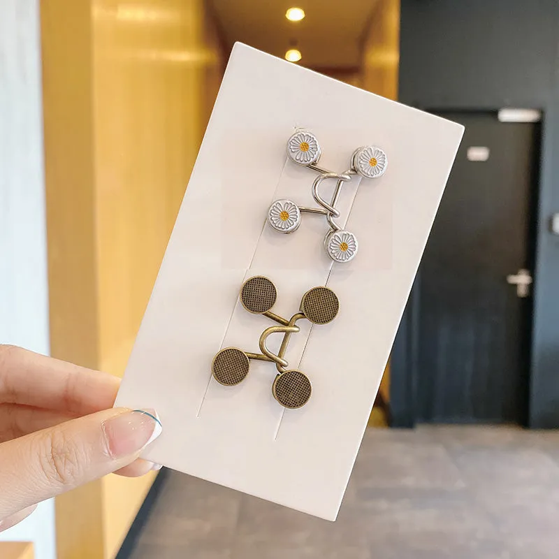 Belt-free Waist Buckle Snap Clips