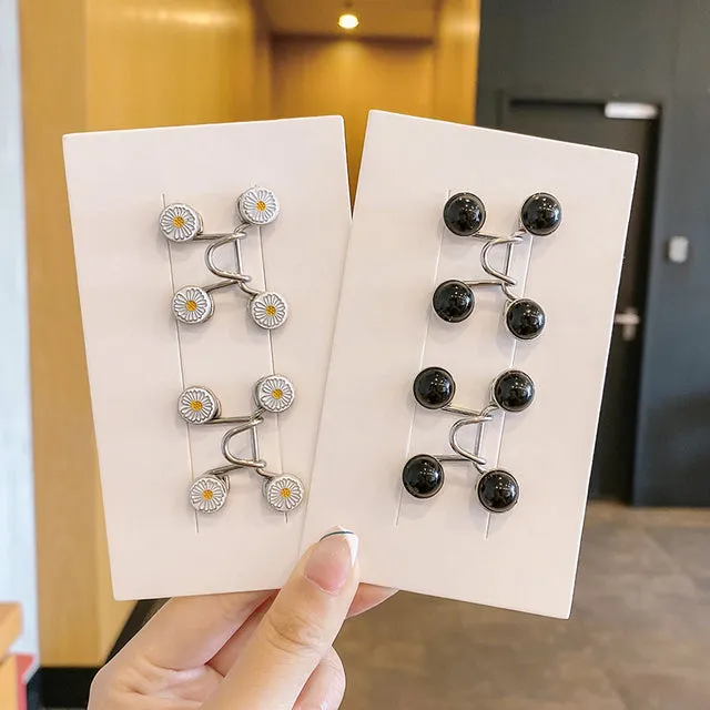 Belt-free Waist Buckle Snap Clips