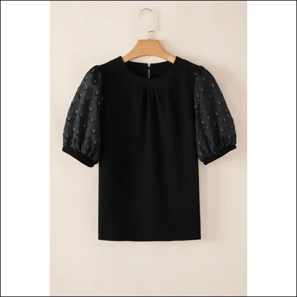 Black Bubble Sleeve Patchwork: Instant Fashionista ! ✨ Needful Things