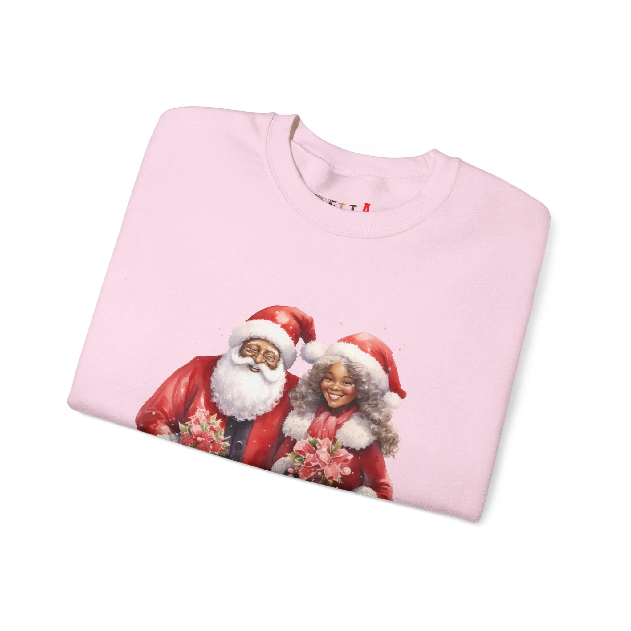 Black Santa 12 Unisex Heavy Blend™ Crewneck Sweatshirt