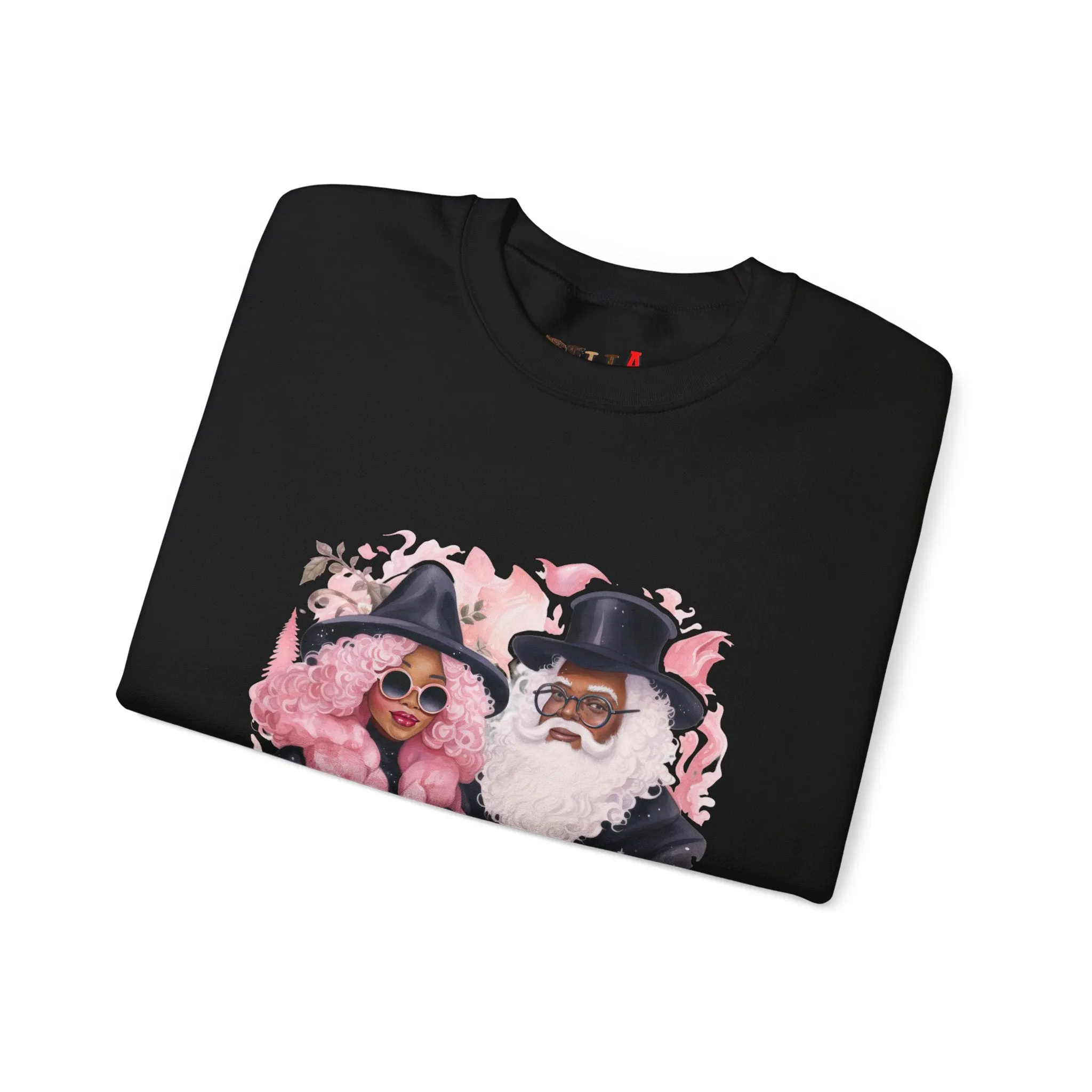 Black Santa 20 Unisex Heavy Blend™ Crewneck Sweatshirt