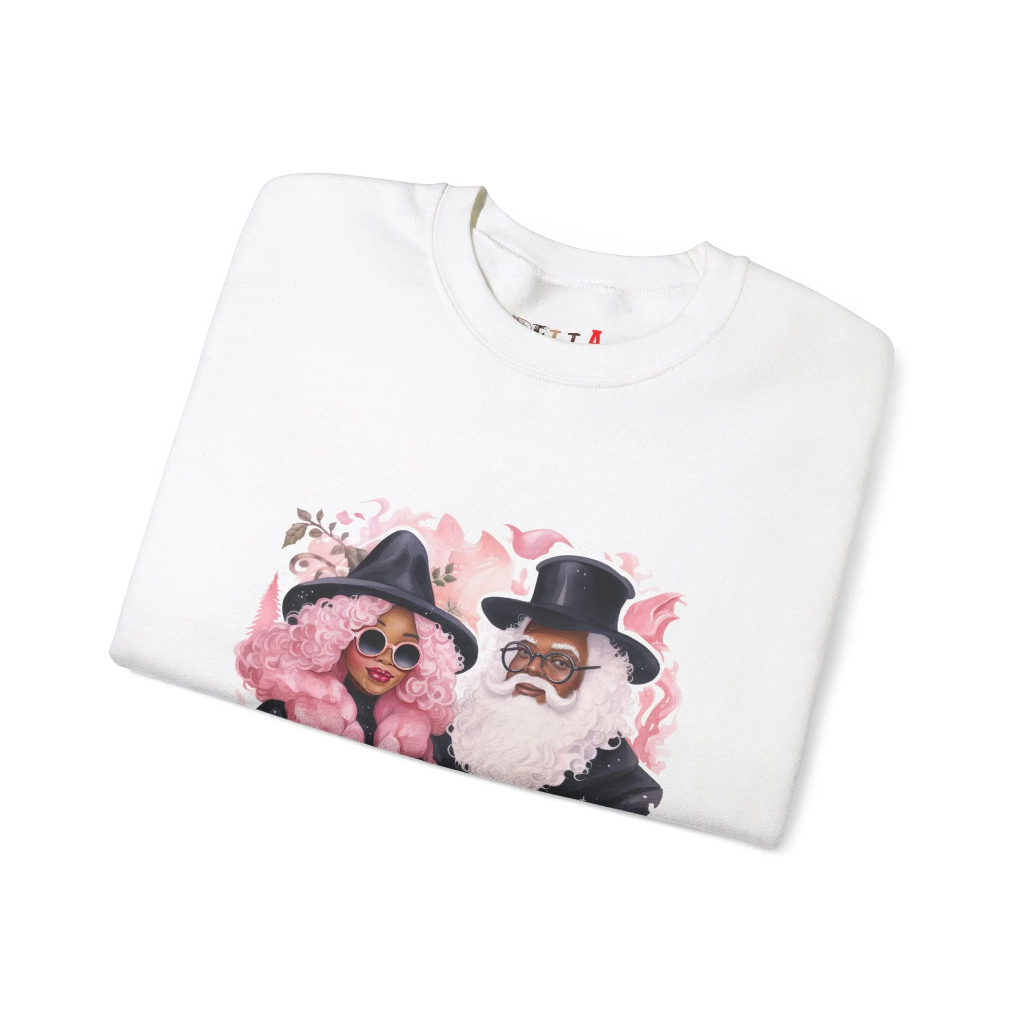 Black Santa 20 Unisex Heavy Blend™ Crewneck Sweatshirt