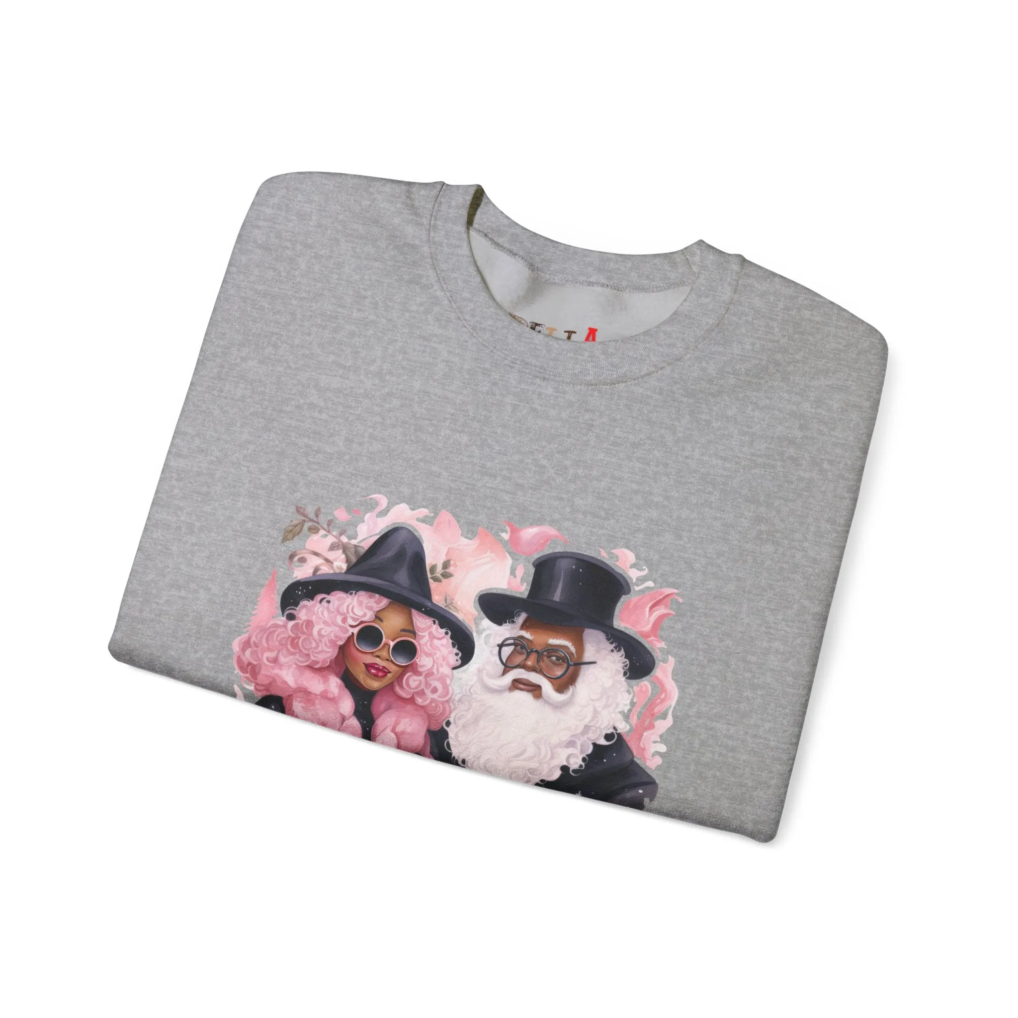 Black Santa 20 Unisex Heavy Blend™ Crewneck Sweatshirt