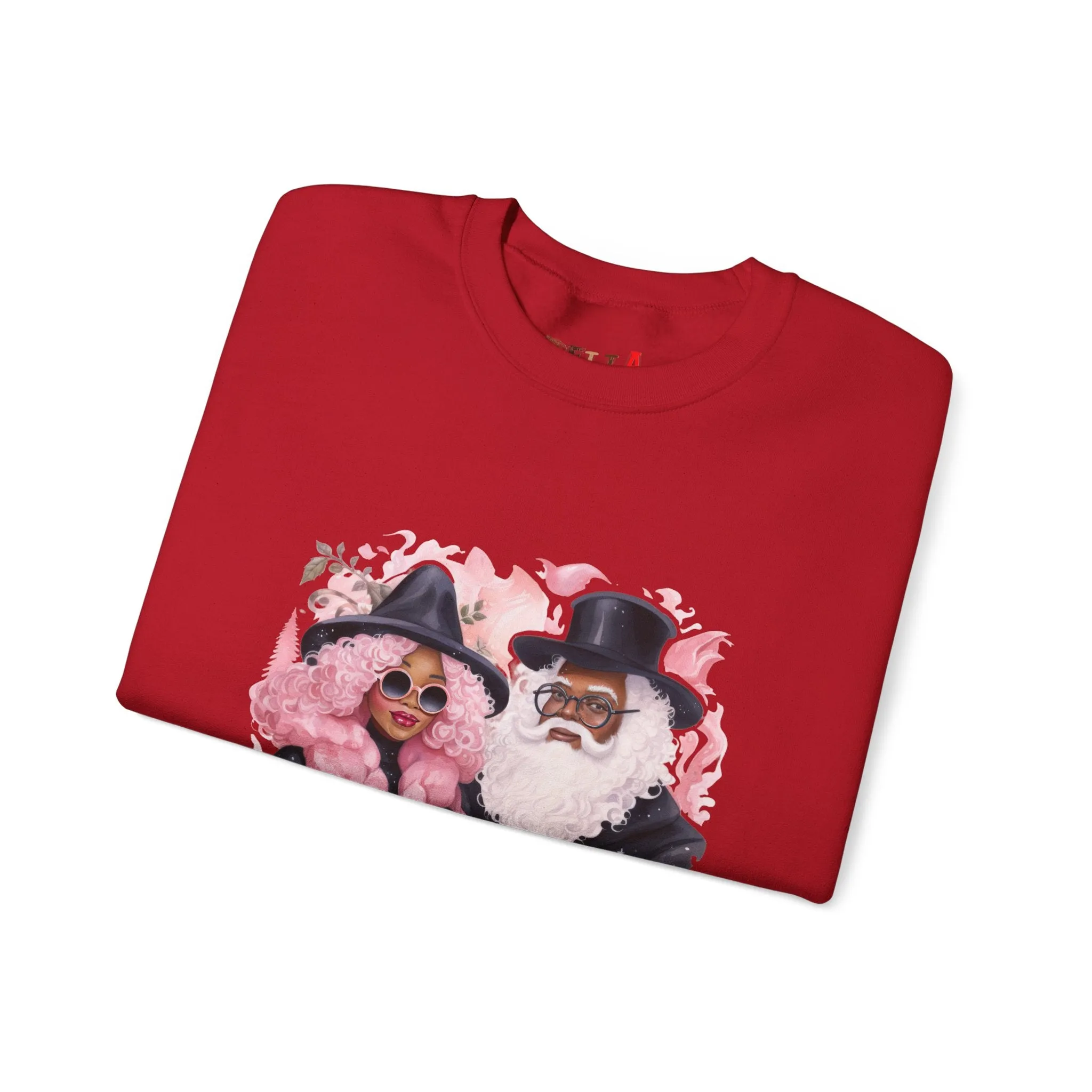 Black Santa 20 Unisex Heavy Blend™ Crewneck Sweatshirt