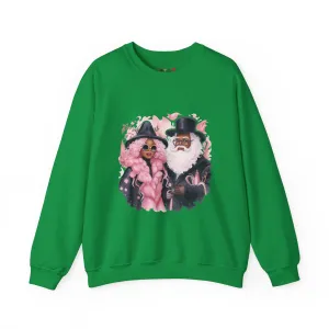 Black Santa 20 Unisex Heavy Blend™ Crewneck Sweatshirt