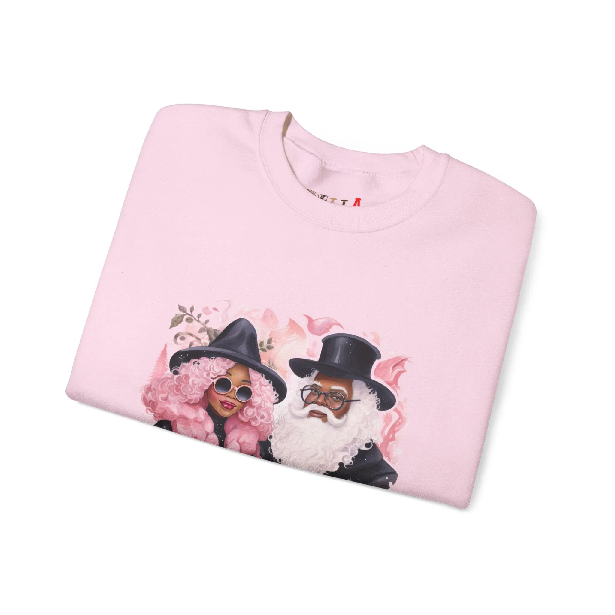 Black Santa 20 Unisex Heavy Blend™ Crewneck Sweatshirt