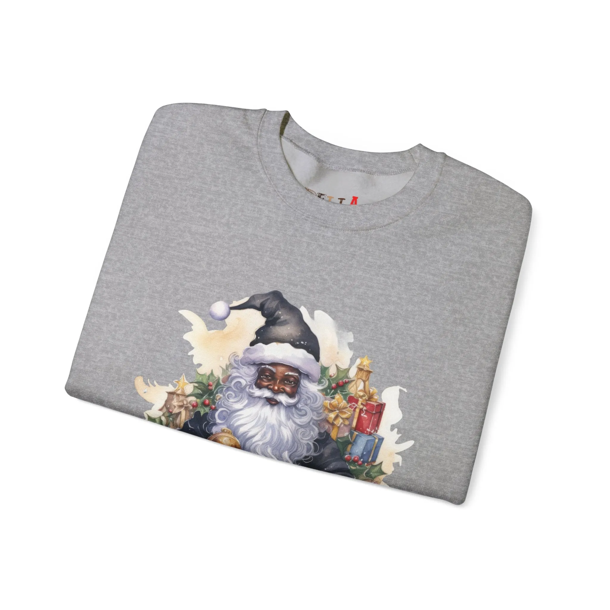Black Santa 31 Unisex Heavy Blend™ Crewneck Sweatshirt