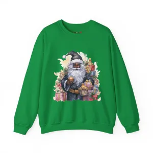 Black Santa 31 Unisex Heavy Blend™ Crewneck Sweatshirt