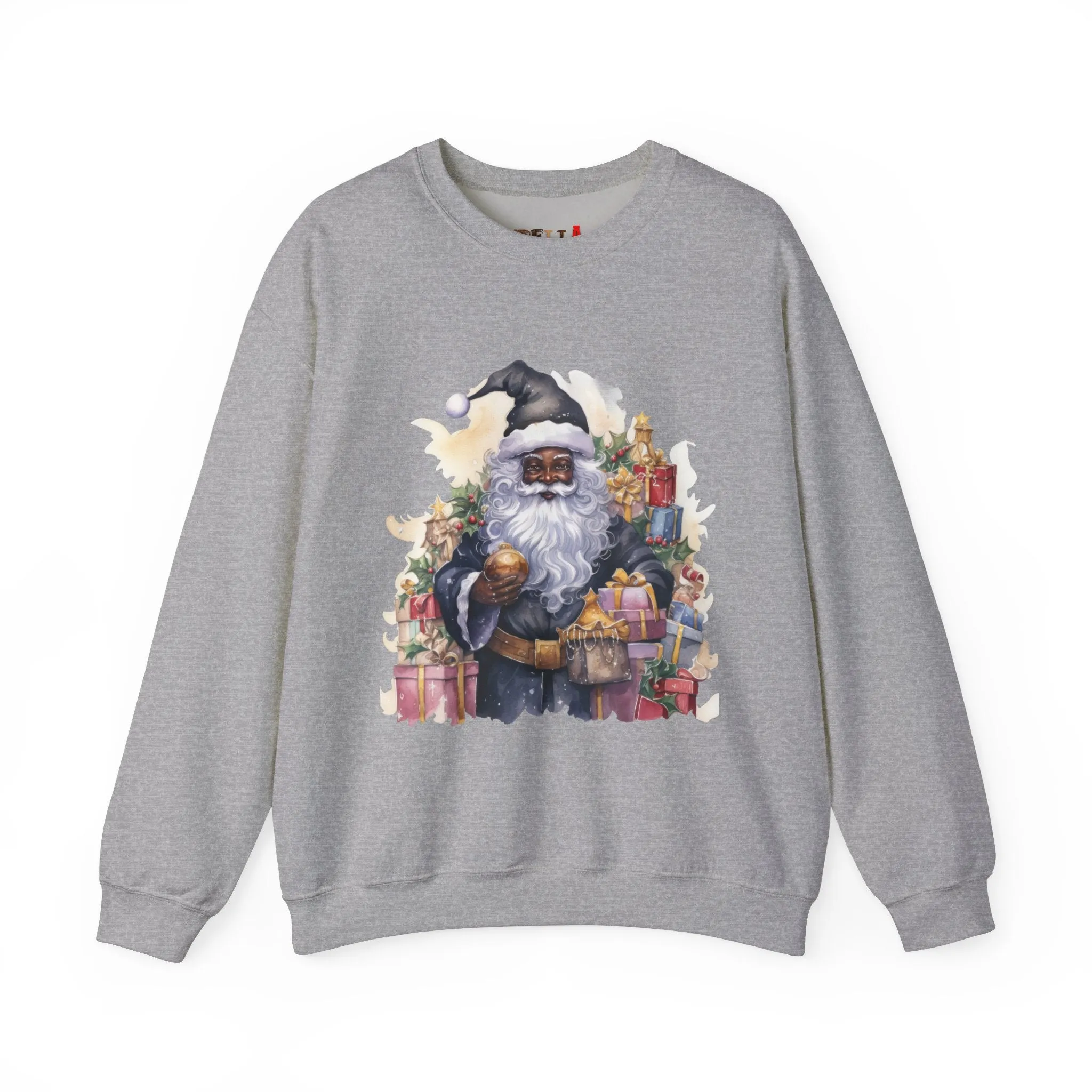 Black Santa 31 Unisex Heavy Blend™ Crewneck Sweatshirt