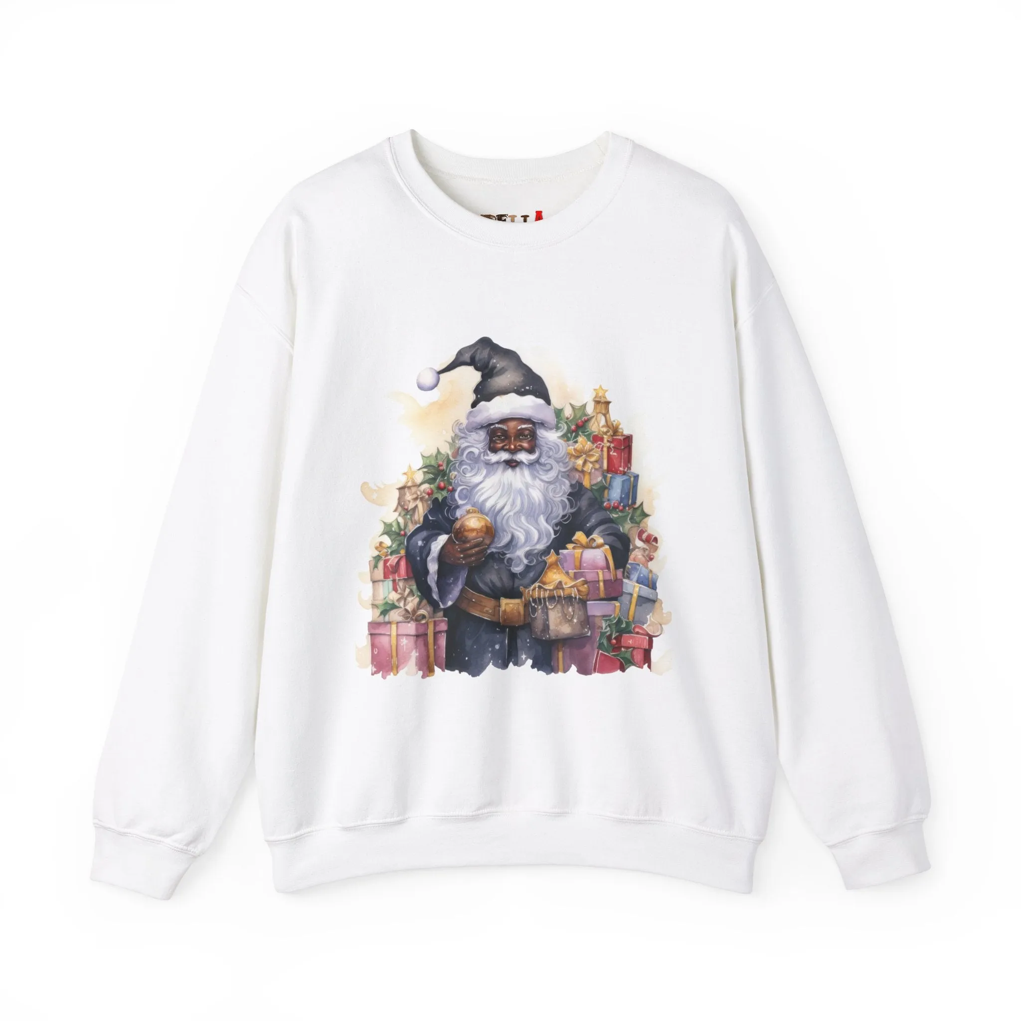 Black Santa 31 Unisex Heavy Blend™ Crewneck Sweatshirt