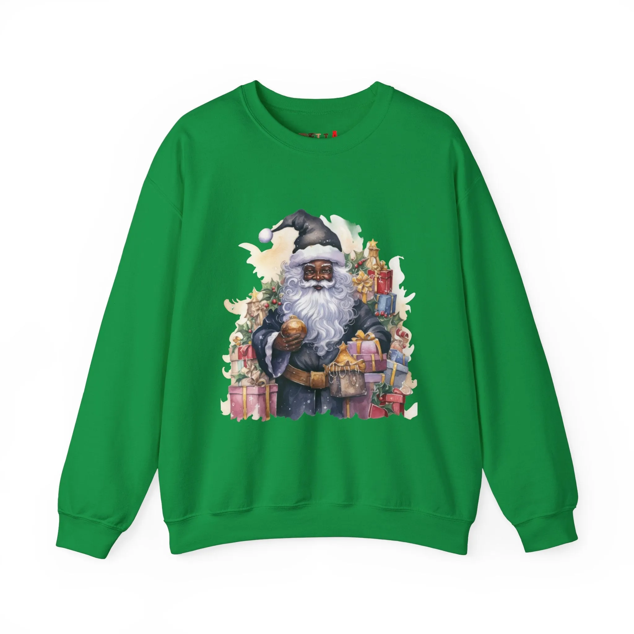 Black Santa 31 Unisex Heavy Blend™ Crewneck Sweatshirt