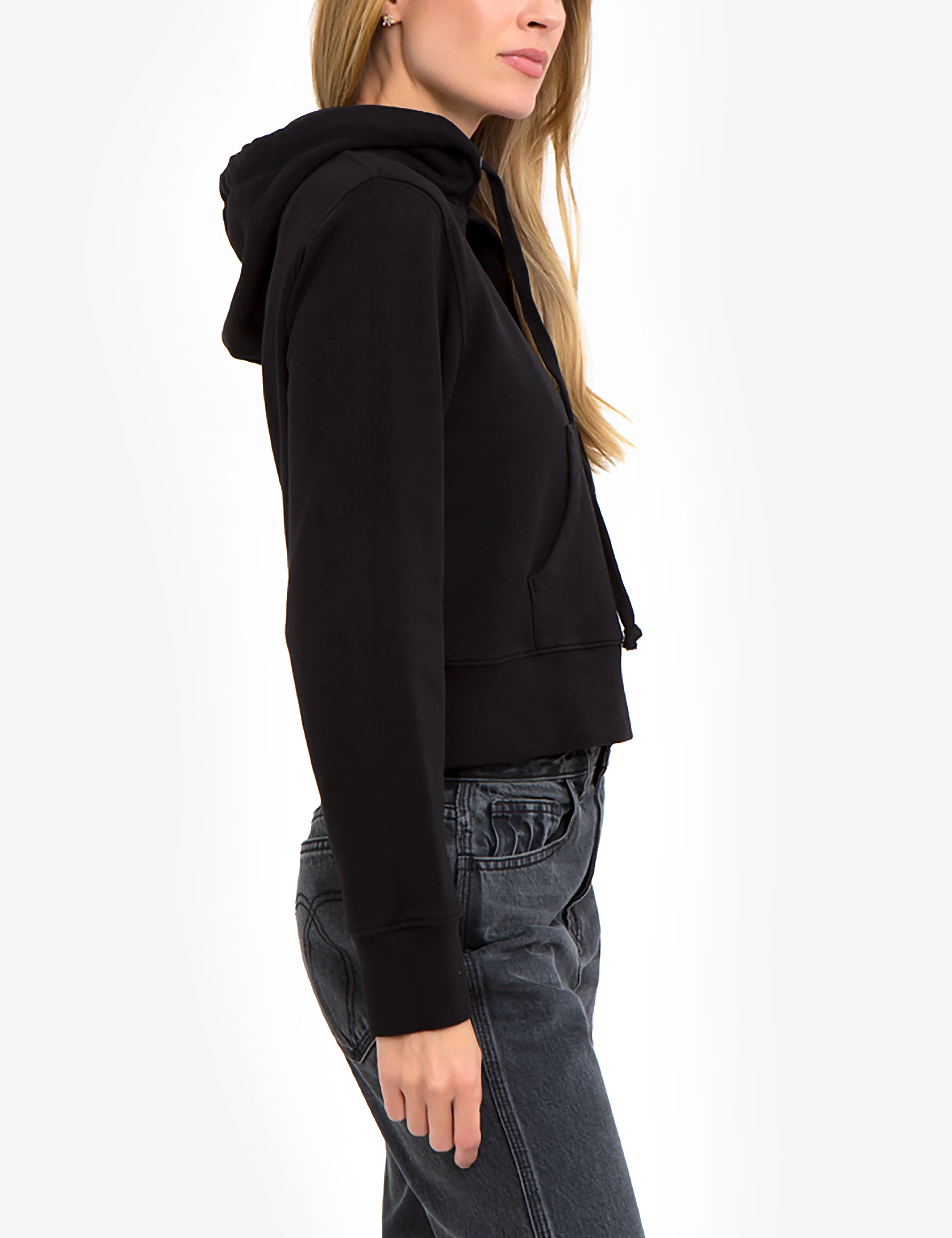 Blue Mini Logo Hooded Sweatshirt