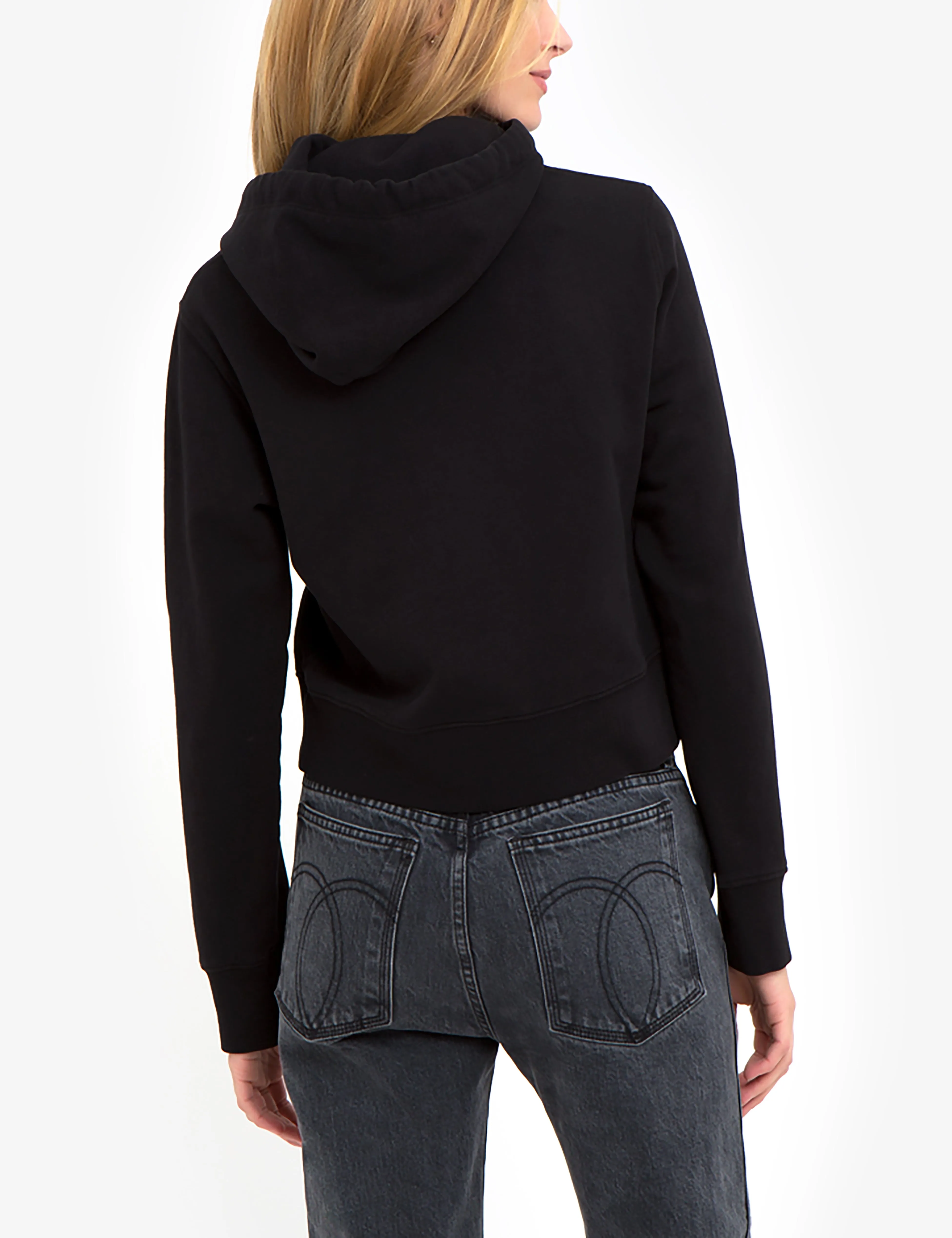 Blue Mini Logo Hooded Sweatshirt