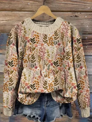 Bluma | Retro women's wool sweater