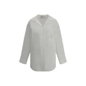 Blumarine Shirt with strassed logo