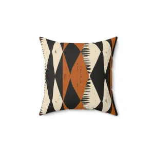 Bohemian Geometric Square Pillow – Cozy Home Decor - Double Sided Design