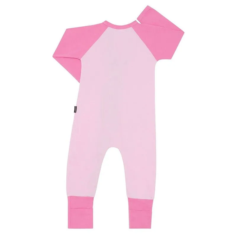 BONDS Value Zip Wondersuit - Lolly Ice / Cotton Gumball Pink