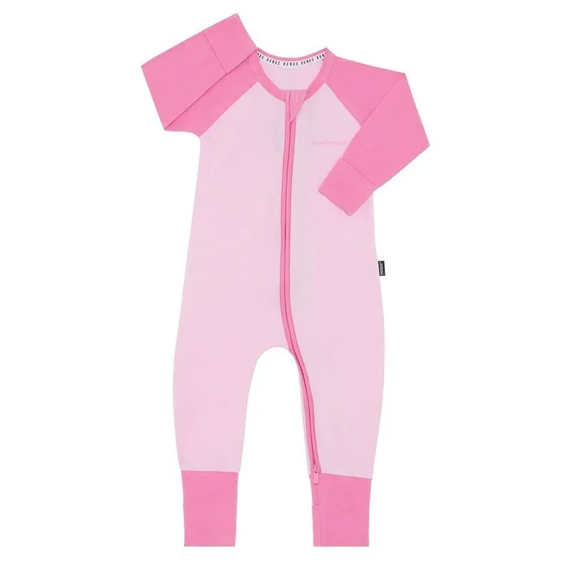 BONDS Value Zip Wondersuit - Lolly Ice / Cotton Gumball Pink